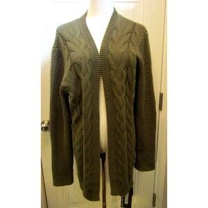 Mountain Khakis Womens Olive Green Knit Cardigan Sweater NWT Retail $130 Size S